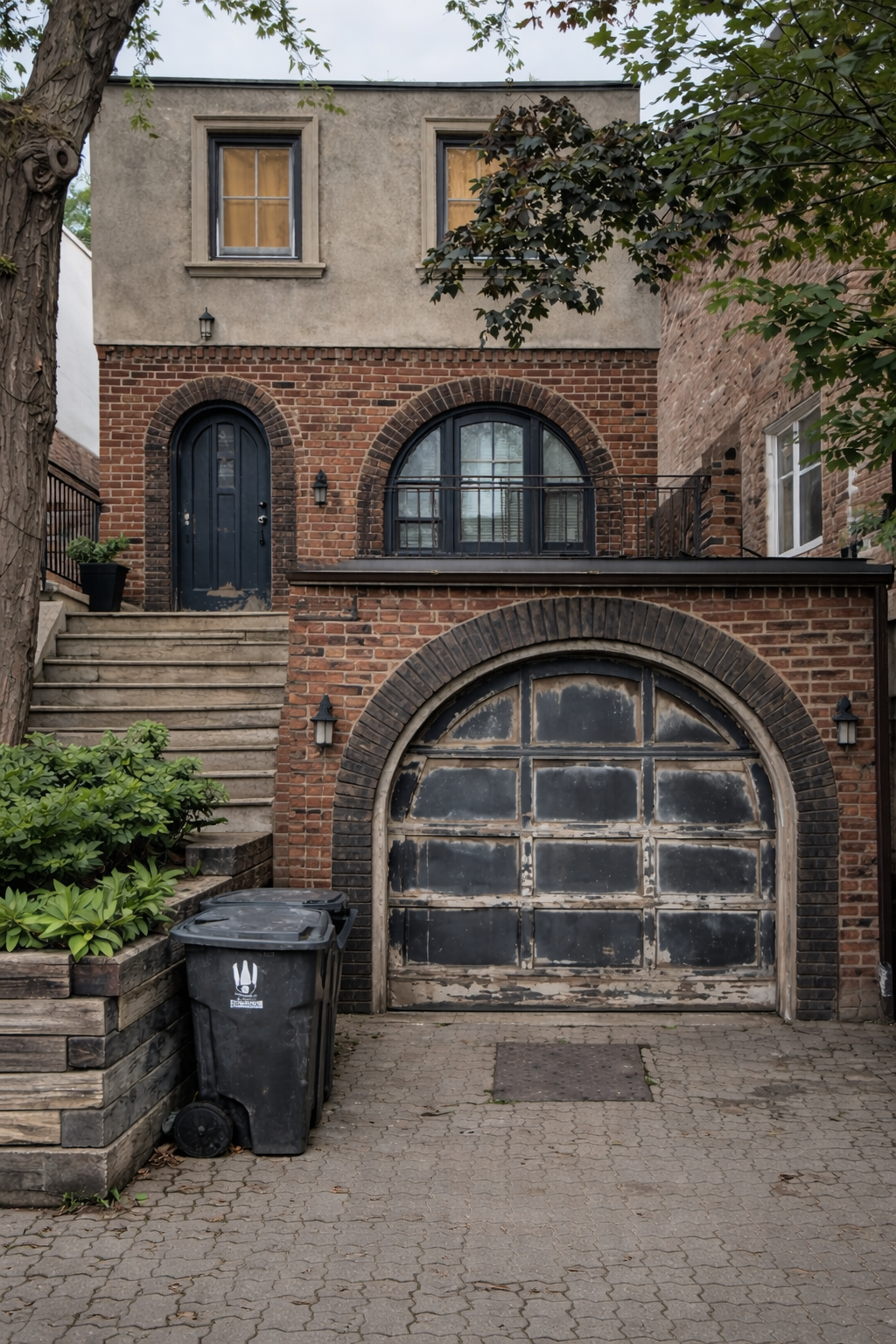 Before painting - tired walls in Port Elgin home